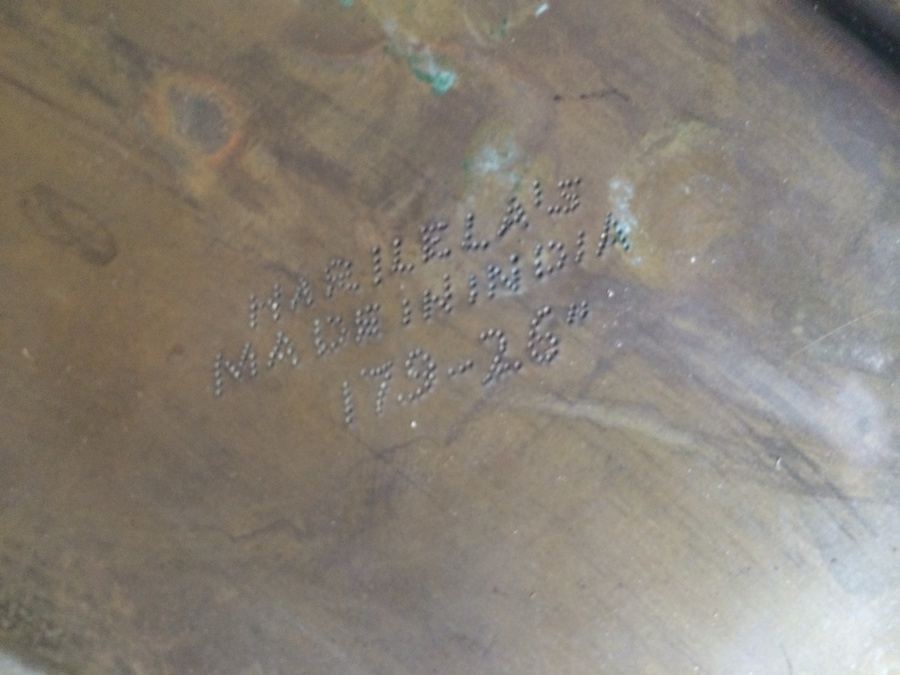 Engraved Brass Decorative Charger Wall Hanging Plate [Photo 6]