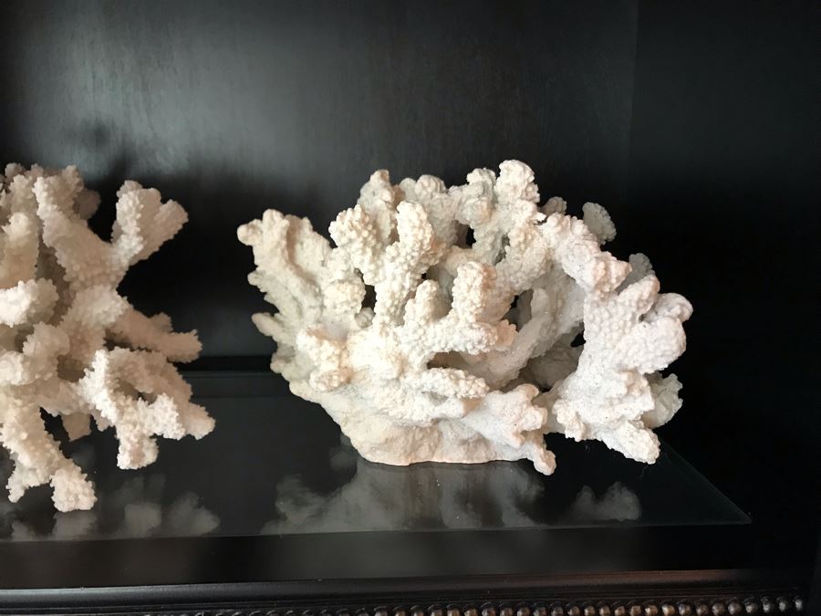 Pair Of Faux Coral Sculptures [Photo 5]
