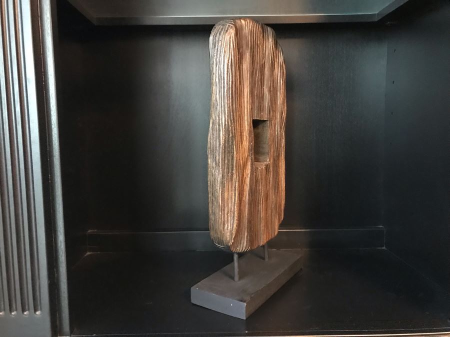Wooden Sculpture On Stand 9W X 17H [Photo 3]