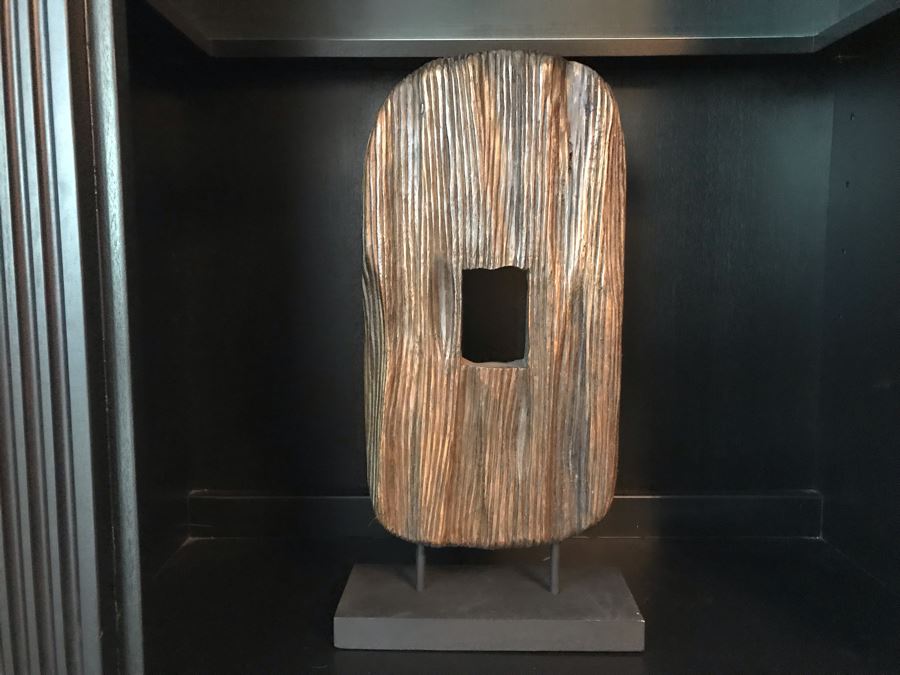 Wooden Sculpture On Stand 9W X 17H [Photo 4]