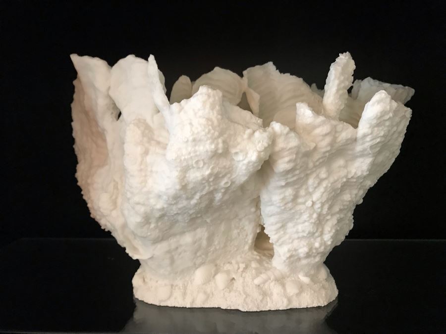 Pair Of Faux Coral Sculptures (Larger Is 14W) [Photo 8]