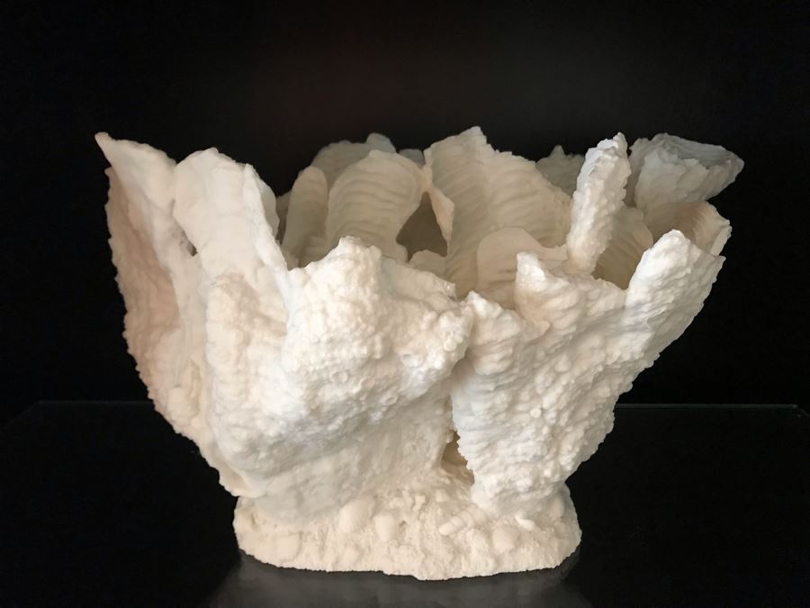 Pair Of Faux Coral Sculptures (Larger Is 14W) [Photo 7]