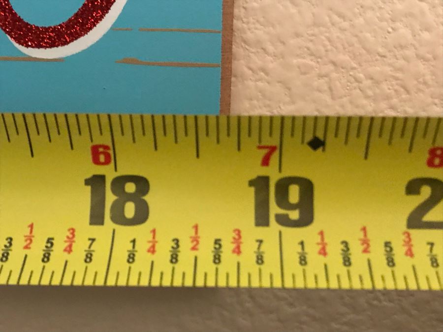 Wall Decor Sign: Flip Flops Required 18.5W [Photo 3]