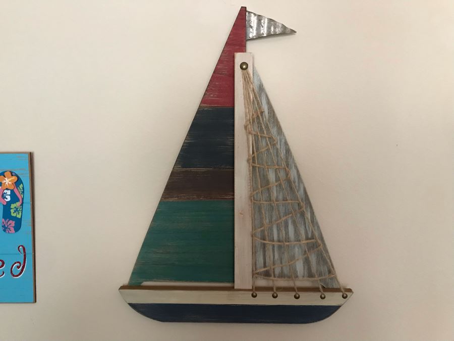 Wall Decor Sailboat 18W X 24H [Photo 2]
