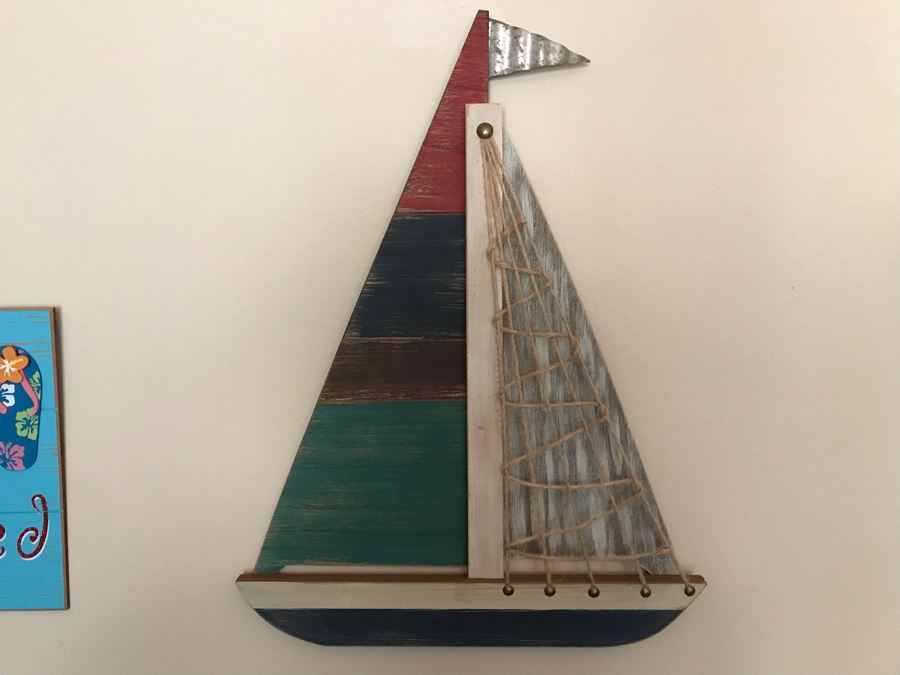 Wall Decor Sailboat 18W X 24H [Photo 1]