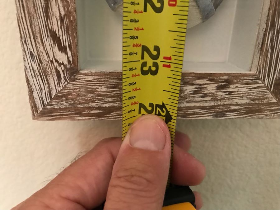 Wall Decor: Shell, Seahorse, Life Preserver Ring Shadowbox Framed 5W X 24H [Photo 8]