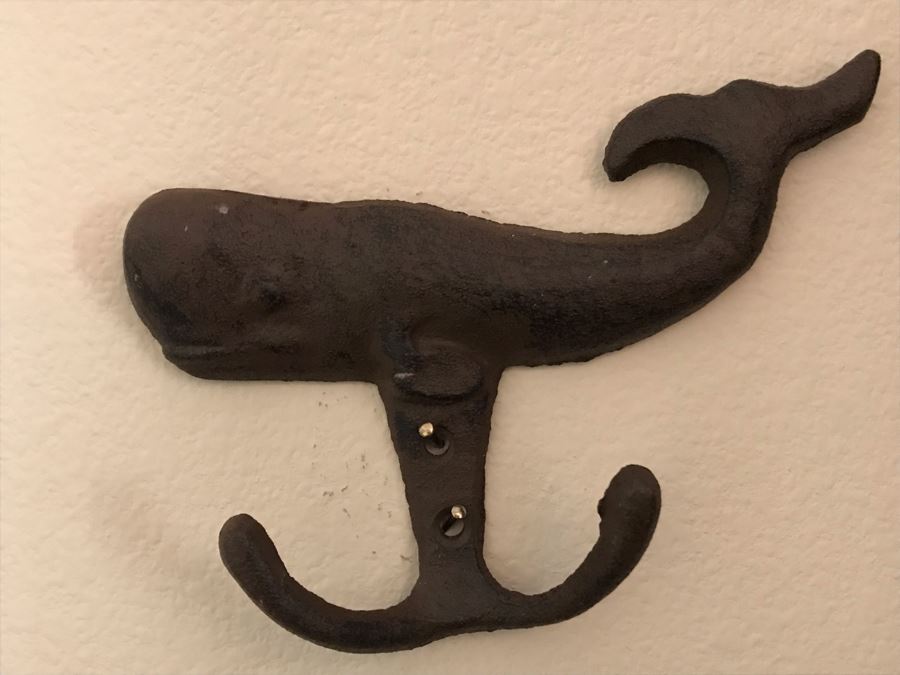 Metal Whale Wall Hook 7W X 5H [Photo 2]