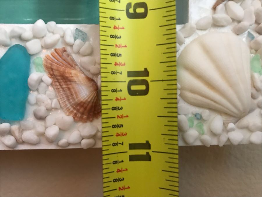 Wall Decor: Framed Seashell In Seashell Frame 11 X 11 [Photo 7]