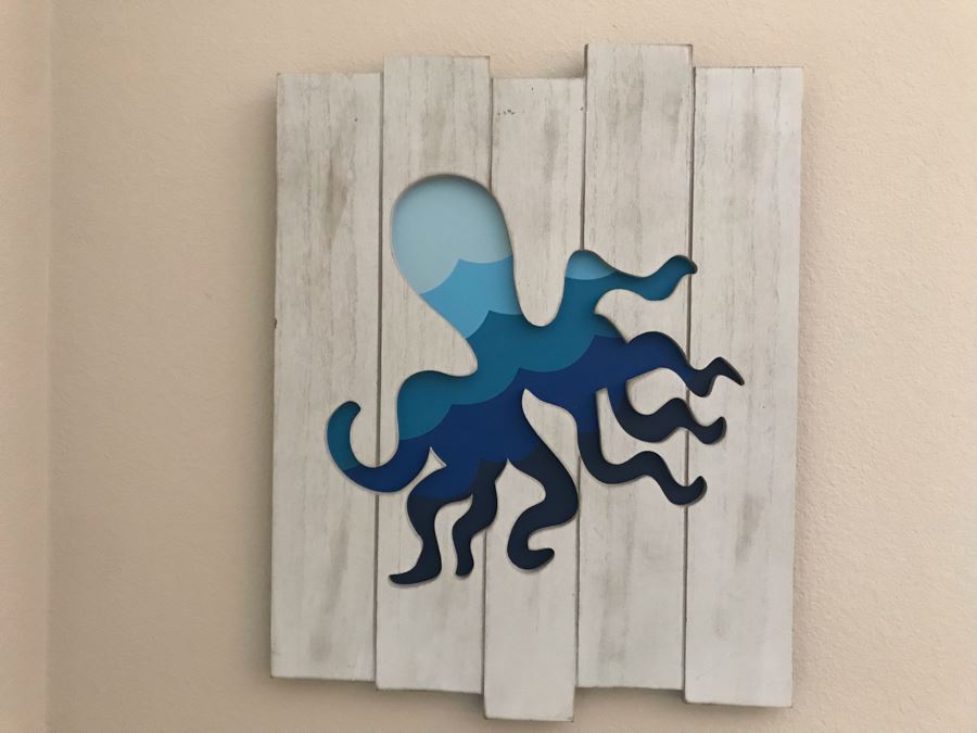 Wall Decor Sign: Octopus 15W X 19H [Photo 2]