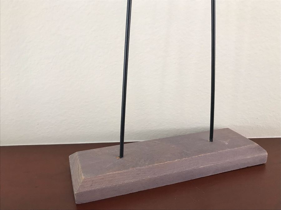 Pair Of Wooden Bird Sculptures 19H And 21H [Photo 6]