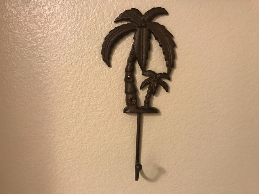Metal Palm Tree Wall Hook 4W X 10H [Photo 2]
