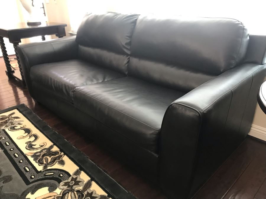 DuraBlend Blended Leather Sofa Couch 78W X 38D X 38H [Photo 3]