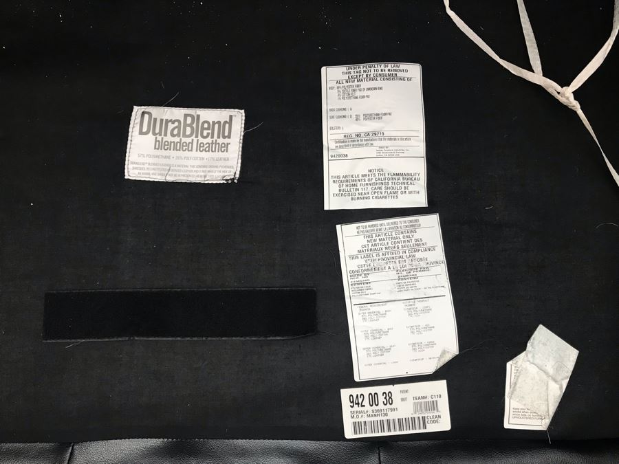 DuraBlend Blended Leather Sofa Couch 78W X 38D X 38H [Photo 7]