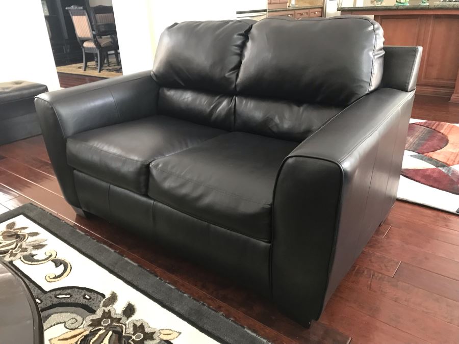 DuraBlend Blended Leather Loveseat Sofa Couch  60W X 38D X 38H [Photo 5]