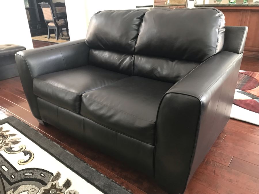 DuraBlend Blended Leather Loveseat Sofa Couch  60W X 38D X 38H [Photo 1]
