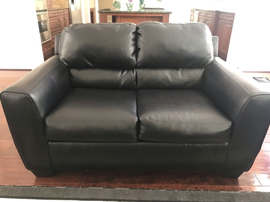 DuraBlend Blended Leather Loveseat Sofa Couch  60W X 38D X 38H [Photo 3]