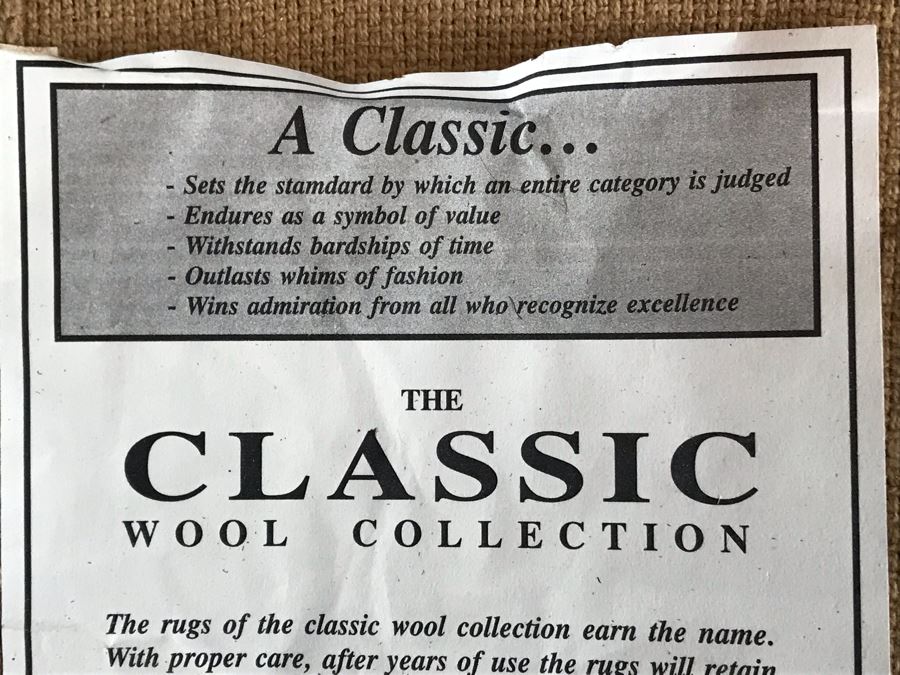 Handmade 100% Virgin Wool Area Rug Made In India 8' X 11' [Photo 10]