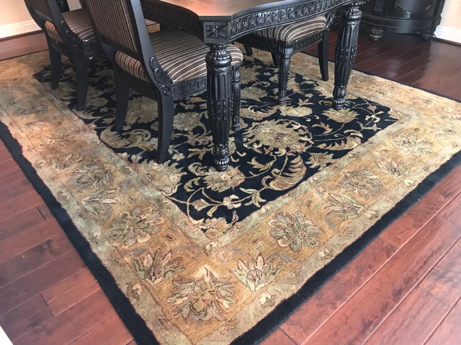 Handmade 100% Virgin Wool Area Rug Made In India 8' X 11' [Photo 6]