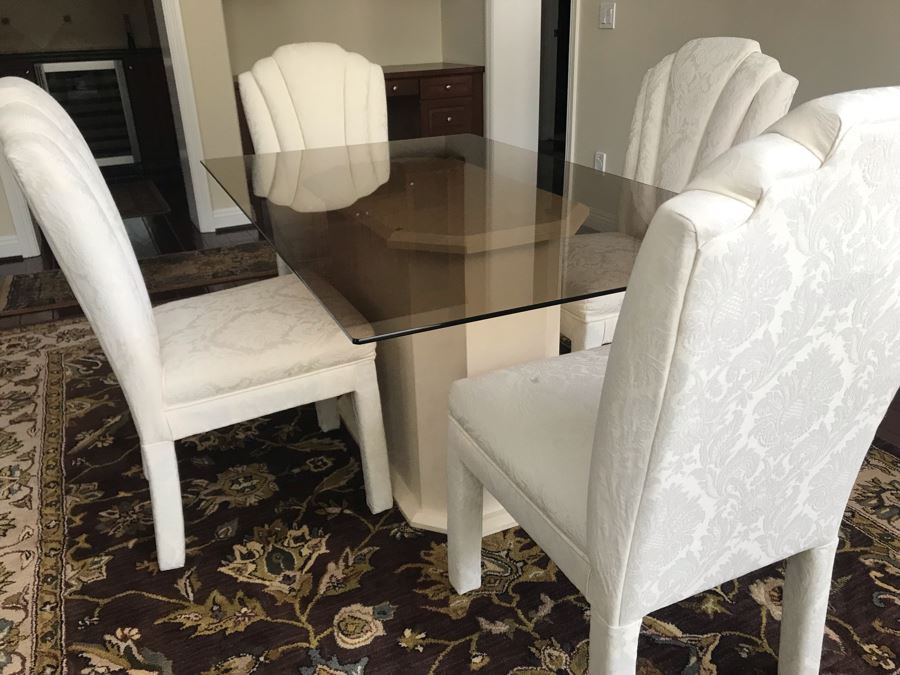 glass top dining table 36 x 60