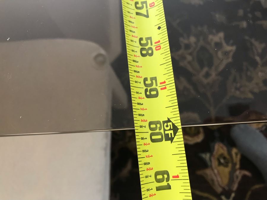 (4) Upholstered Dining Chairs By Douglas Furniture And Resin Pedestal Dining Table And Glass Top 36 X 60 [Photo 12]