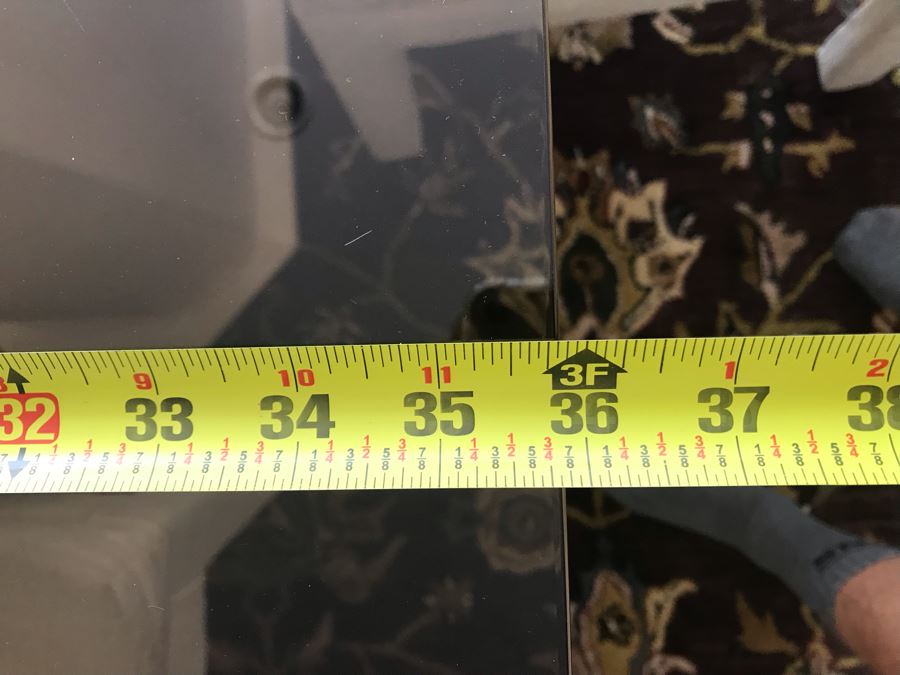 (4) Upholstered Dining Chairs By Douglas Furniture And Resin Pedestal Dining Table And Glass Top 36 X 60 [Photo 11]