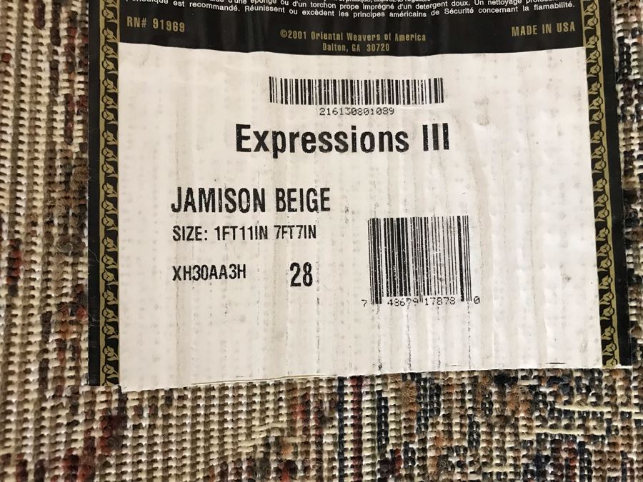 Runner Rug With Olefin Yarn By Oriental Weavers Of America 1'11' X 7'7' [Photo 5]