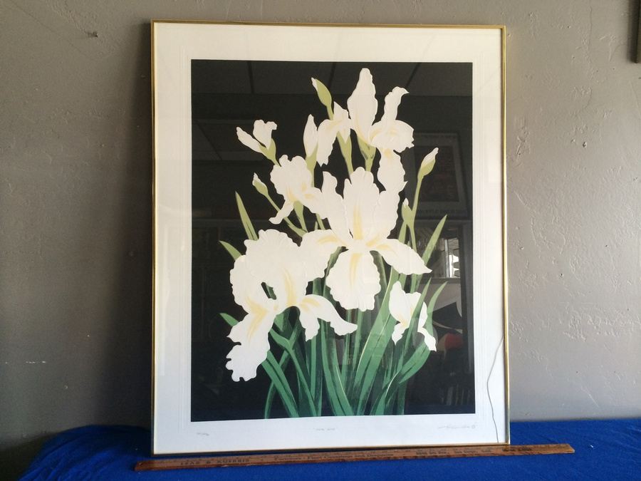 White Irises Print - Signed by Artist - 283/500