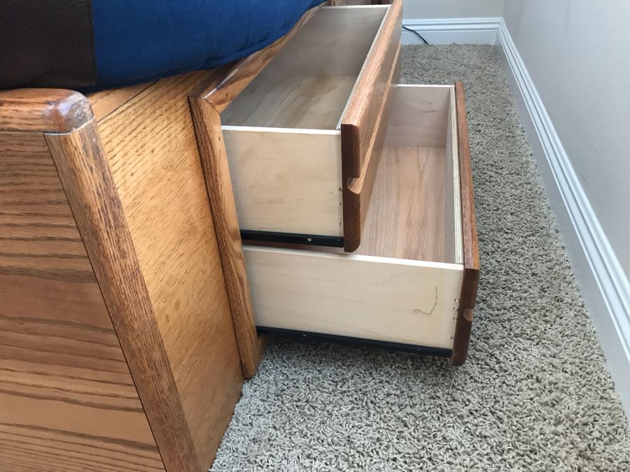 Full Size Bed With 8-Drawers Underneath Bed - Includes Mattress 87L X 58W X 50H [Photo 14]