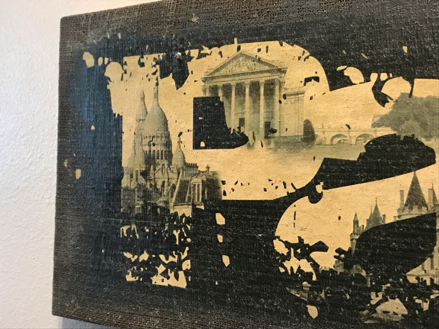 Wall Decor Canvas Print Paris 32W X 12H [Photo 5]