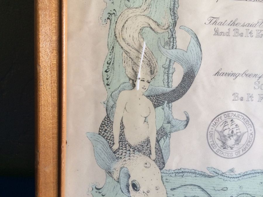 1949 U.S. Naval Certificate - U.S.S. Toldedo [Photo 6]