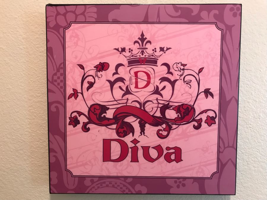 Wall Decor Sign: Diva 12 X 12