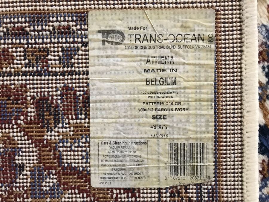 Belgium Area Rug With Polypropylene Yarn 4'9' X 7'1' [Photo 5]