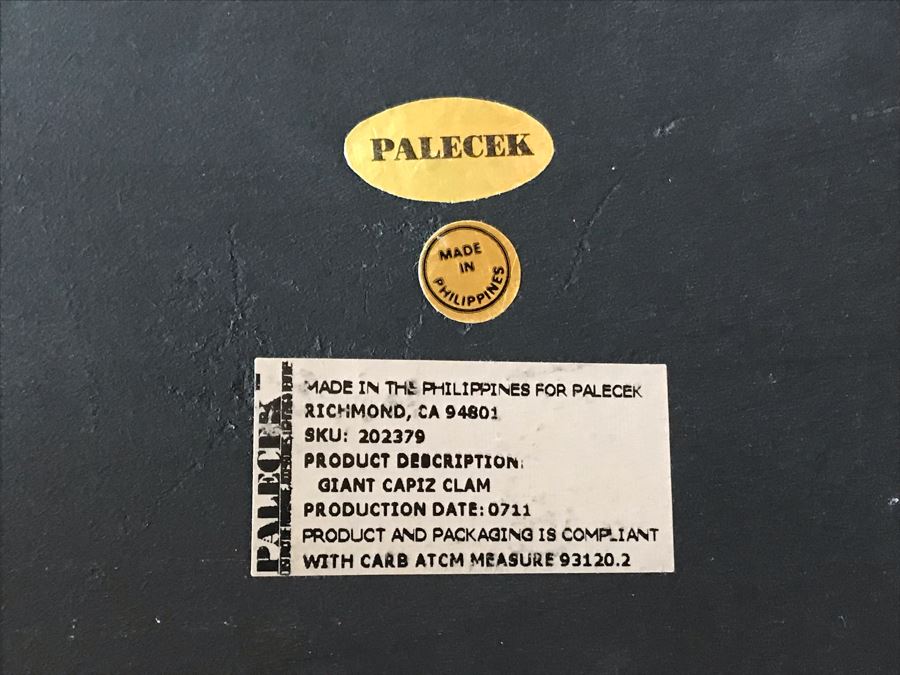 Large Faux Seashell On Stand By Palecek 24W [Photo 8]