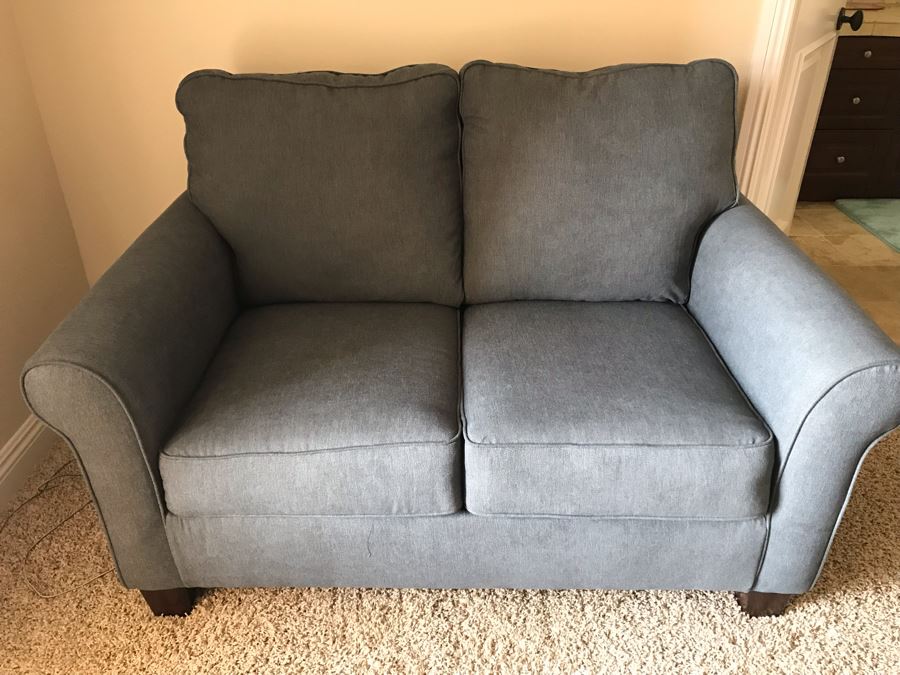Ashley Furniture Like New Upholstered Loveseat Sofa Sleeper 57W X 37D X 38H [Photo 2]