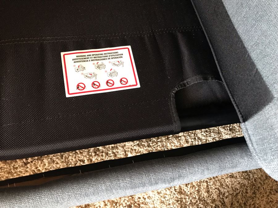 Ashley Furniture Like New Upholstered Loveseat Sofa Sleeper 57W X 37D X 38H [Photo 7]