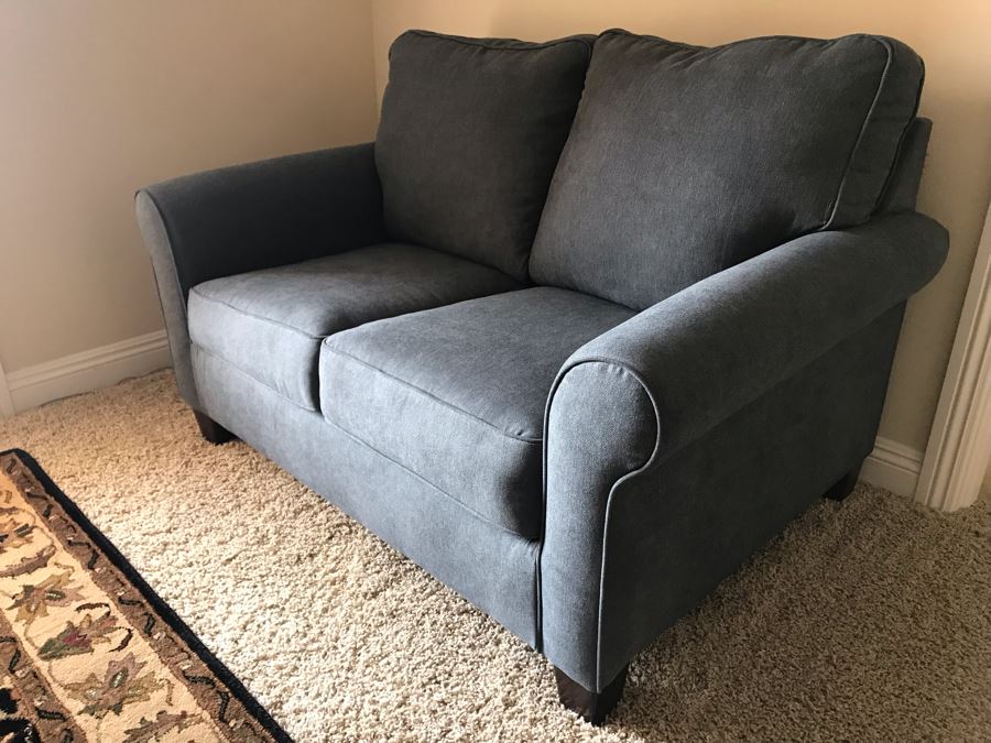 Ashley Furniture Like New Upholstered Loveseat Sofa Sleeper 57W X 37D X 38H [Photo 4]