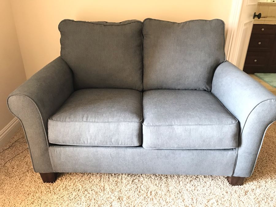 Ashley Furniture Like New Upholstered Loveseat Sofa Sleeper 57W X 37D X 38H [Photo 1]