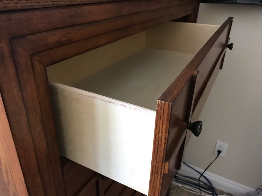 Bedroom Set Featuring: Highboy Dresser, Pair Of Nightstands And Queen Size Bed With Mattress [Photo 6]