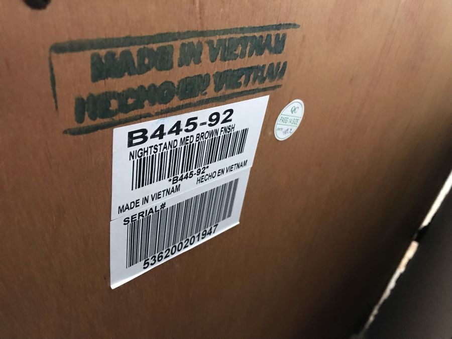 Bedroom Set Featuring: Highboy Dresser, Pair Of Nightstands And Queen Size Bed With Mattress [Photo 16]