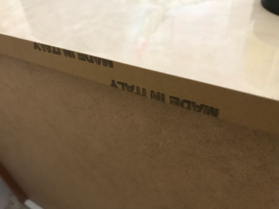 Italian Pressboard Bedroom Set: Queen Size Bed With Mattress And Boxspring, Pair Of Nightstands, 6-Drawer Dresser And Armoire (Not Pictured Yet) [Photo 7]