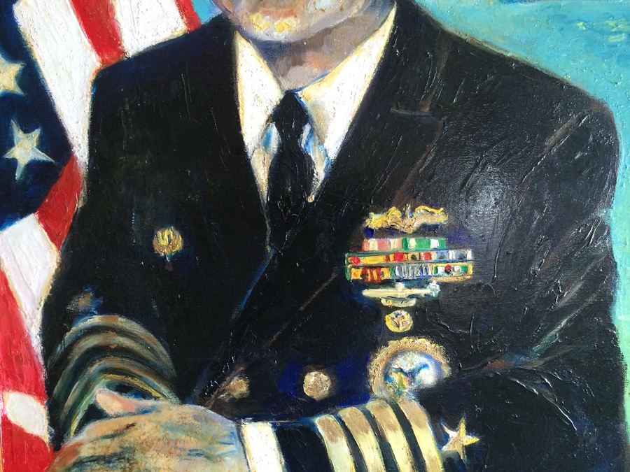U.S. Naval Original Oil Portrait [Photo 4]