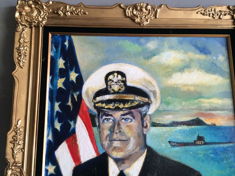 U.S. Naval Original Oil Portrait [Photo 2]