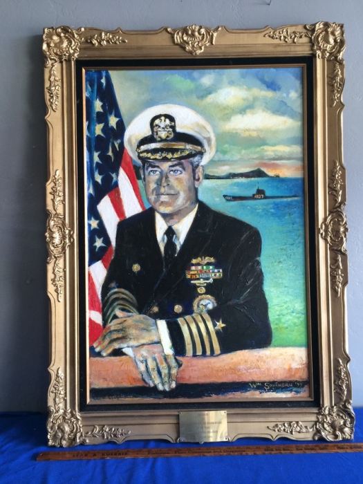 U.S. Naval Original Oil Portrait