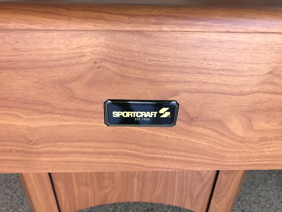 Sportcraft Pool Table Converts To Ping Pong Table With Four Pool Cues