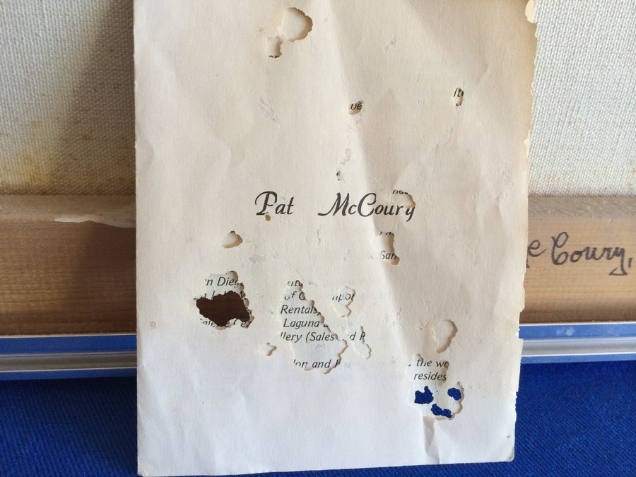 Original Artwork Sailboat on Canvas by Pat McCoury - Carlsbad, CA Artist [Photo 7]