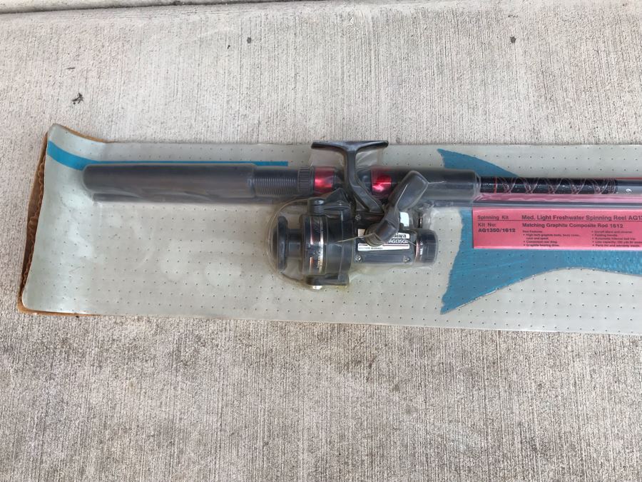 New Daiwa Graphite Fishing Rod And Reel Freshwater Spinning Kit [Photo 2]