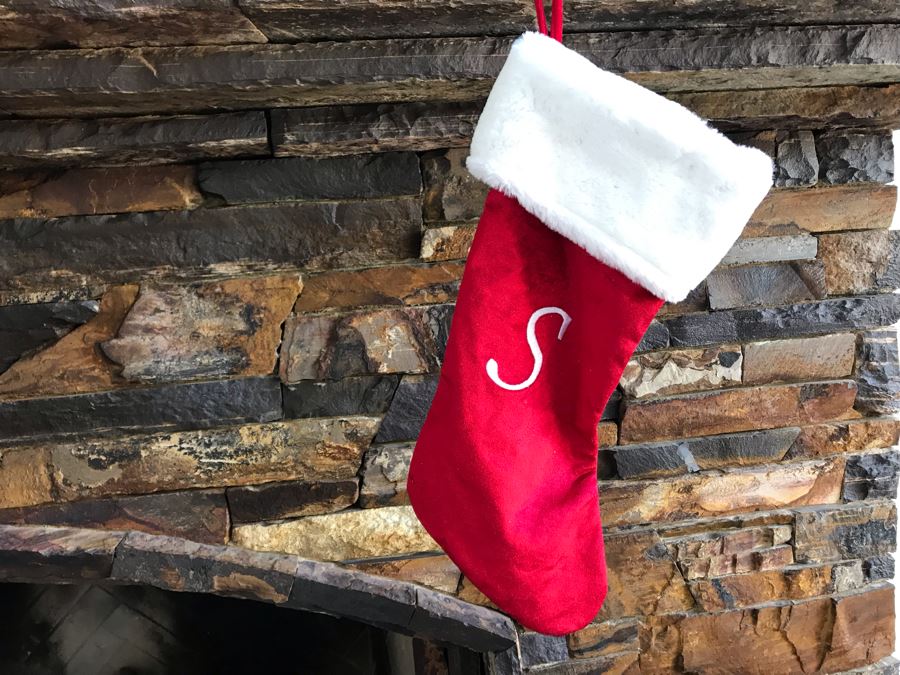 (3) Christmas Stockings, (4) Christmas Stocking Holders And (2) 6' Faux Bendable Garland Strands [Photo 8]