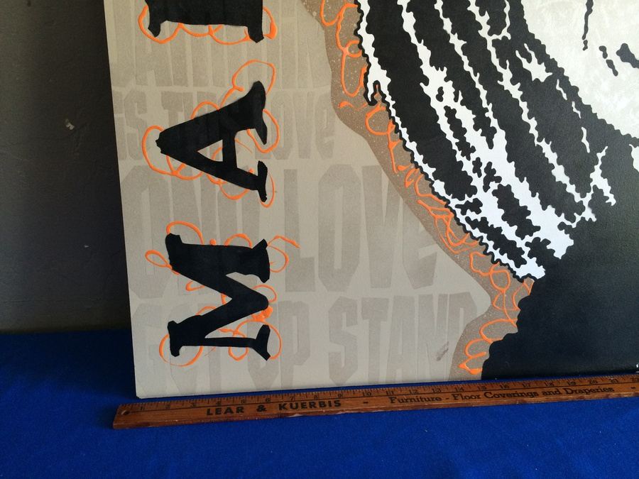 Original Artwork - Bob Marley by Local Artist Tori Powroznik [Photo 2]