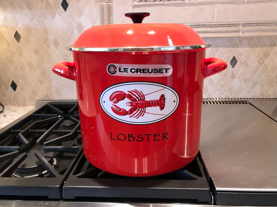 Le Creuset Red Lobster Stock Pot 15W X 13H