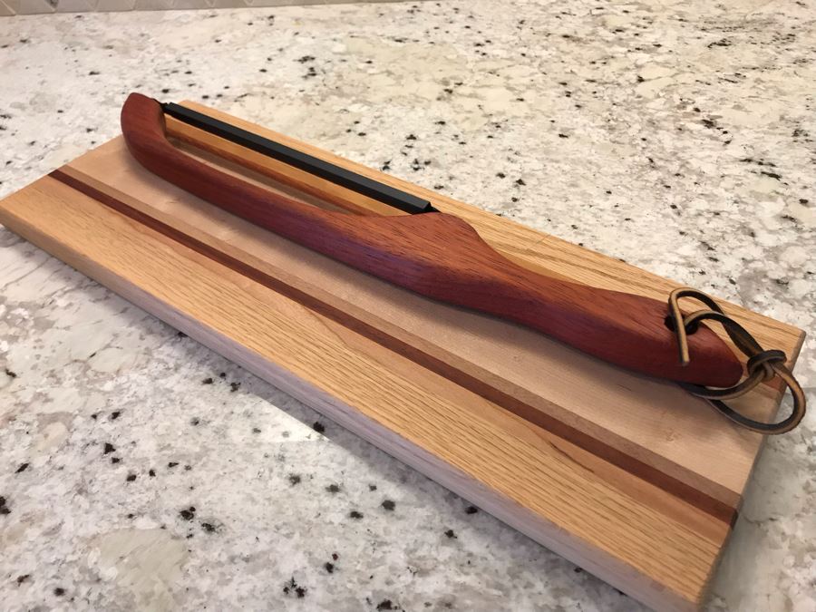 Never Used Wooden Bread Slicer And Cutting Board 16 X 6 [Photo 2]